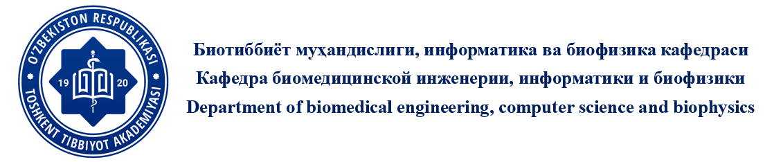 Department of Informatics and Biophysics
